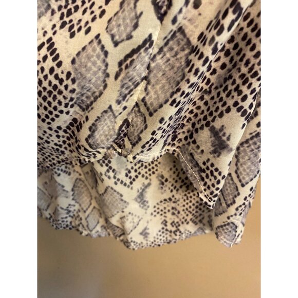 Anthropologie Snake Print Blouse - Picture 8 of 12